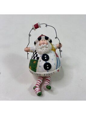 Jim Shore Santa Claus Ornament Sewing Piece Together Family Friends Memories